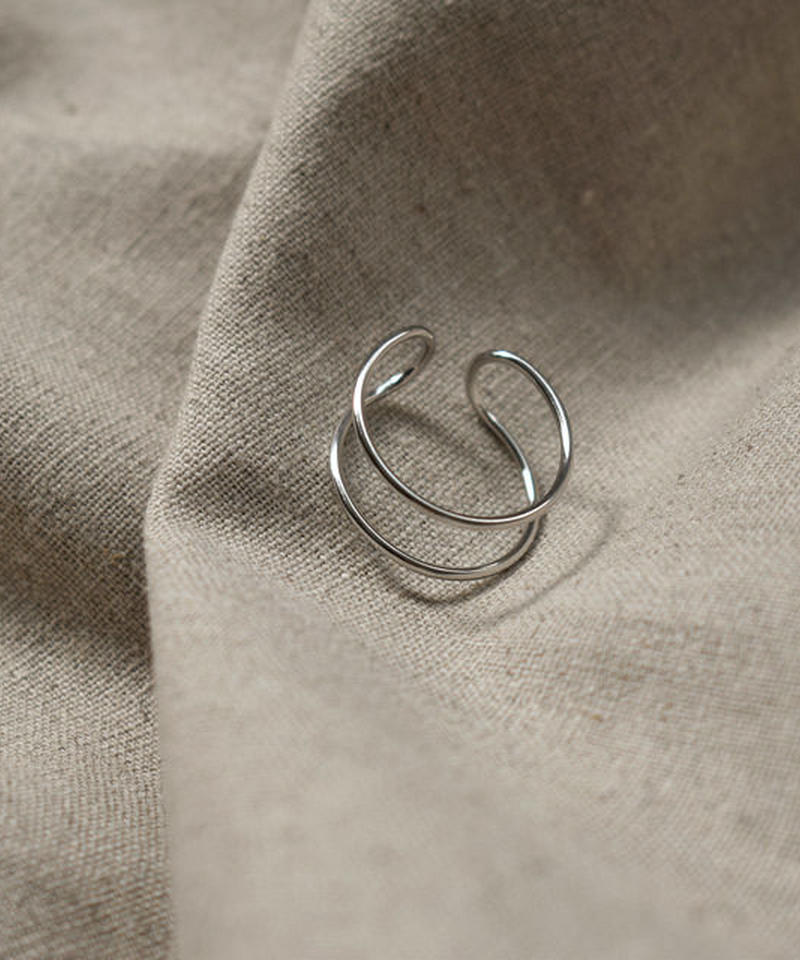 Mb Earcuff 007 Sv925 ２連イヤーカフ シルバー925 L A V