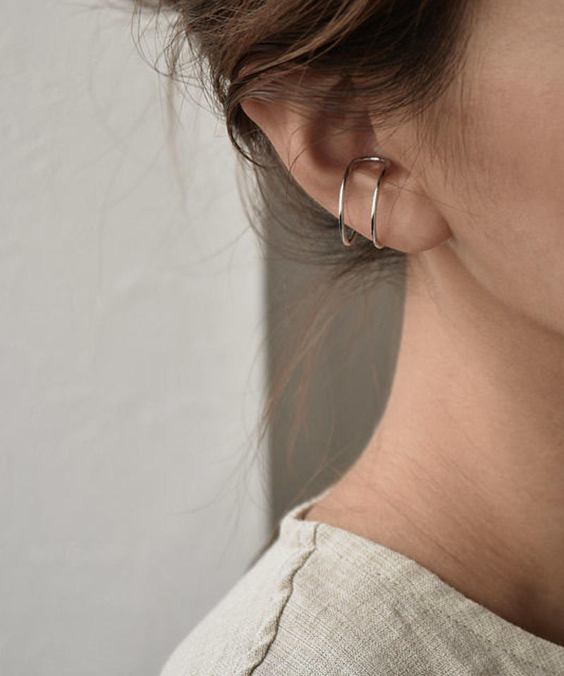 Mb Earcuff 007 Sv925 ２連イヤーカフ シルバー925 L A V