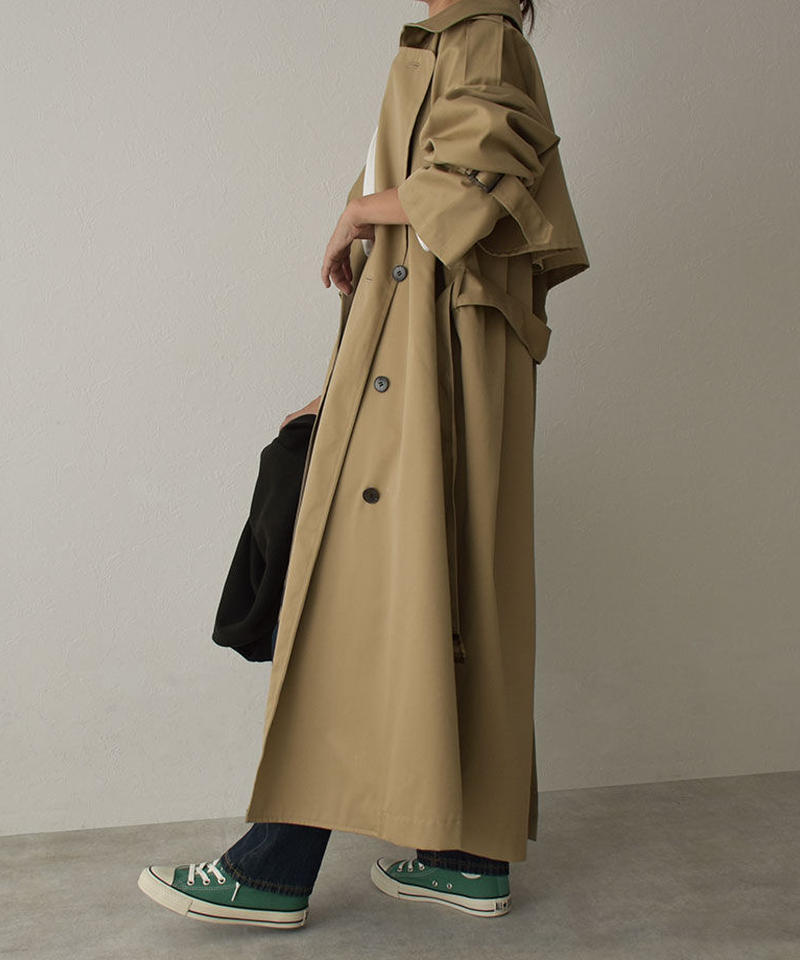 Outer 日本製 オーバーサイズ トレンチコート L A V I S H G