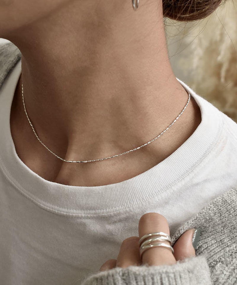 Mb Necklace2 018 Sv925 バーチェーン ネックレス L A V I