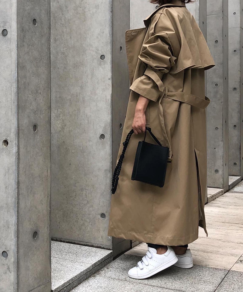 Outer 日本製 オーバーサイズ トレンチコート L A V I S H G