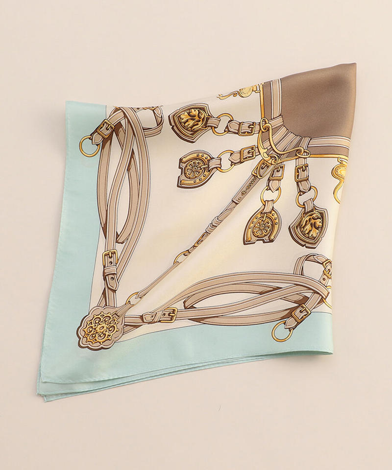 チェーン柄スカーフ Maria Rouk マリアルーク