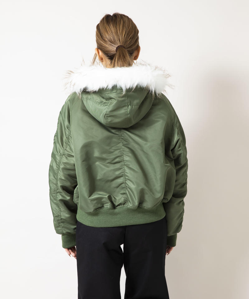 フェイクファーma 1ジャケット 7 10日程度で発送予定 Mewen ミューエン