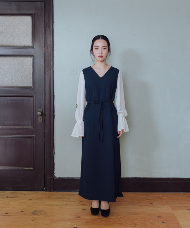 iCONOLOGY イコノロジー 花を着るワンピース 白椿 サイズ2 【公式通販】