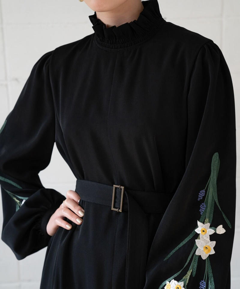 連休 SALE【iCONOLOGY】花を着るワンピース#03(水仙)