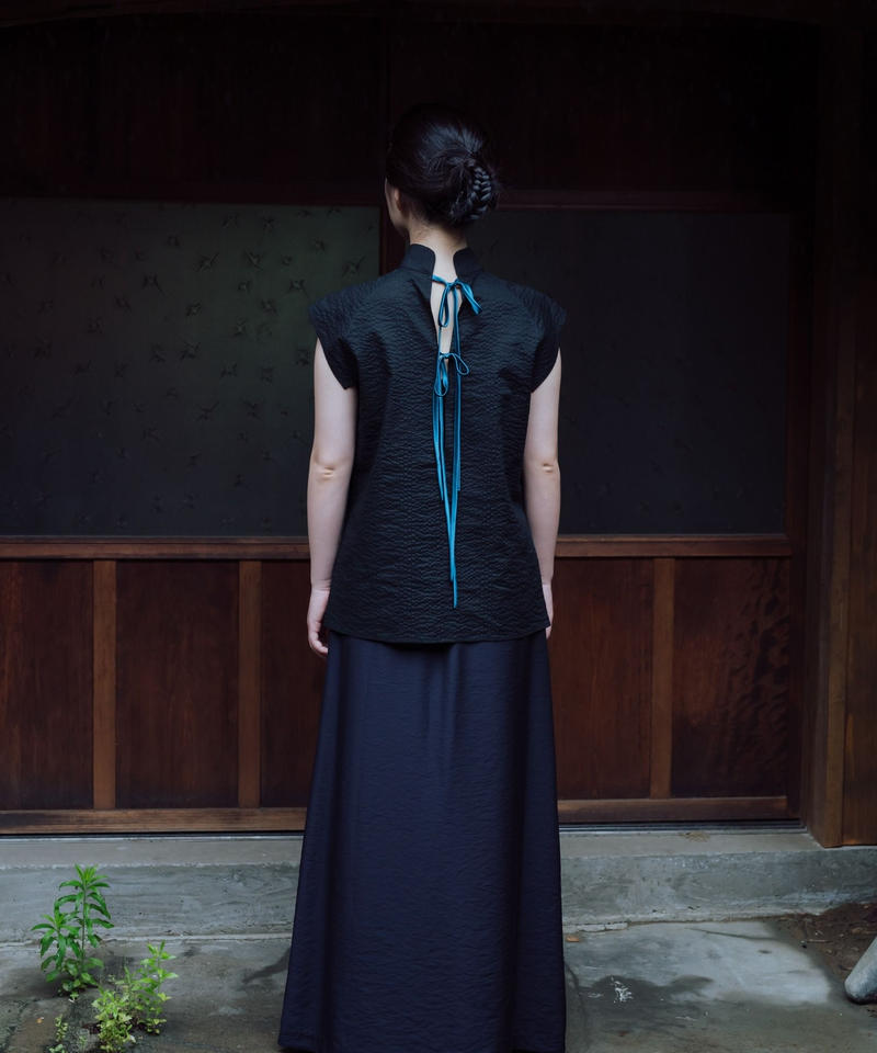 花を着るブラウス#01【芍薬】-black- | iCONOLOGY 最前線の 花を着るブラウス#01【芍薬】-black- シャツ/ブラウス(半袖/袖なし)