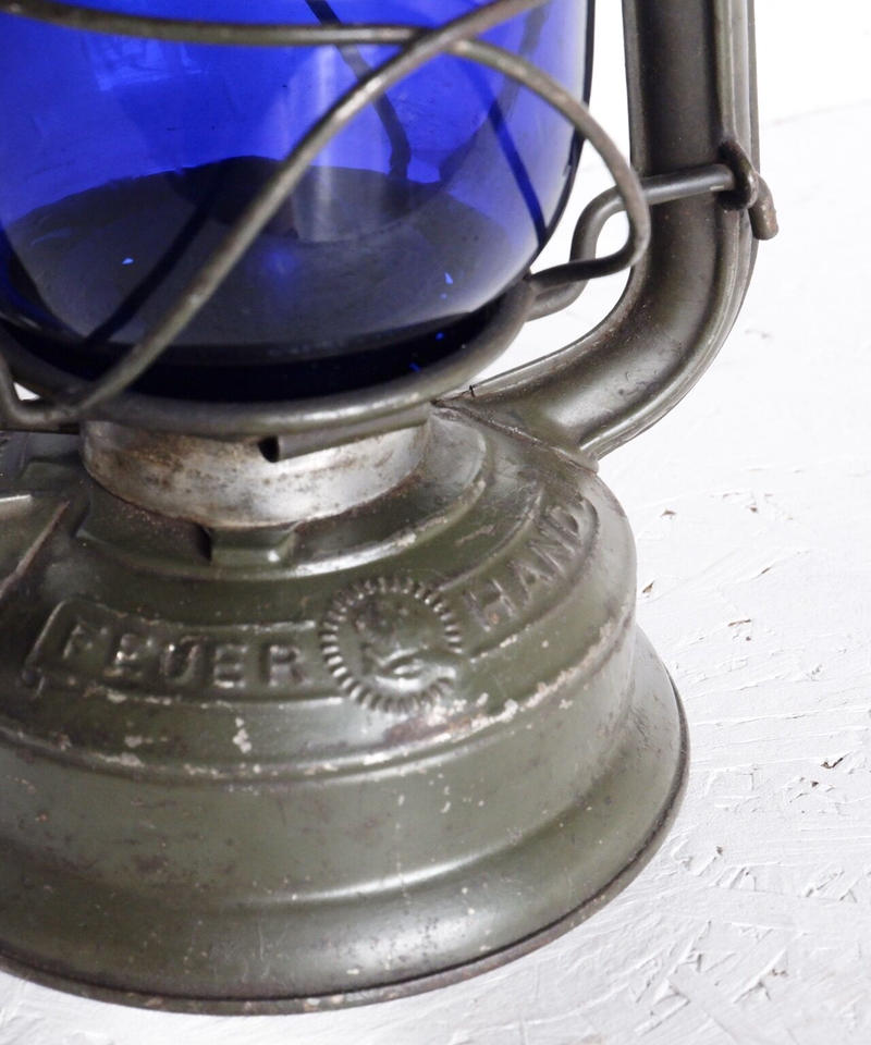 feuerhand No 275 BABY made in germany blue glas...