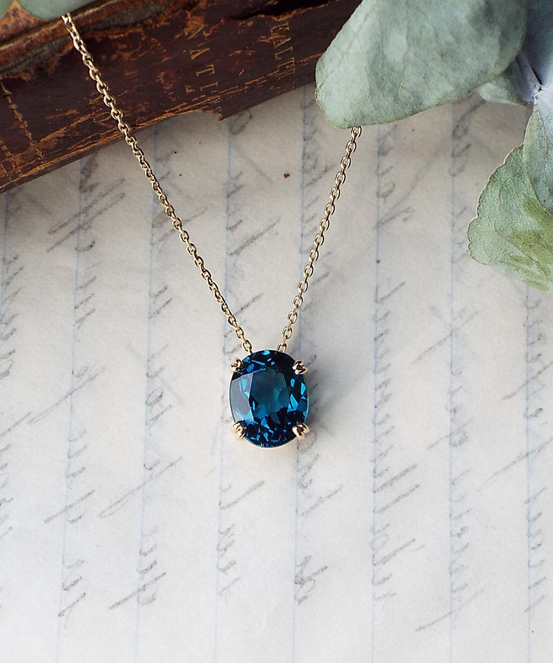 La mascotte 10K ロンドンブルートパーズ ピアス 【公式通販】