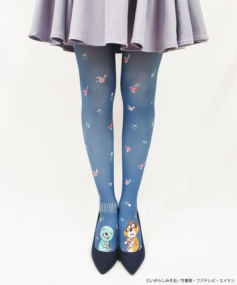 キャラクター ぼのぼの 8t 0048 おやすみ プリントタイツ 面白くて かわいい タ