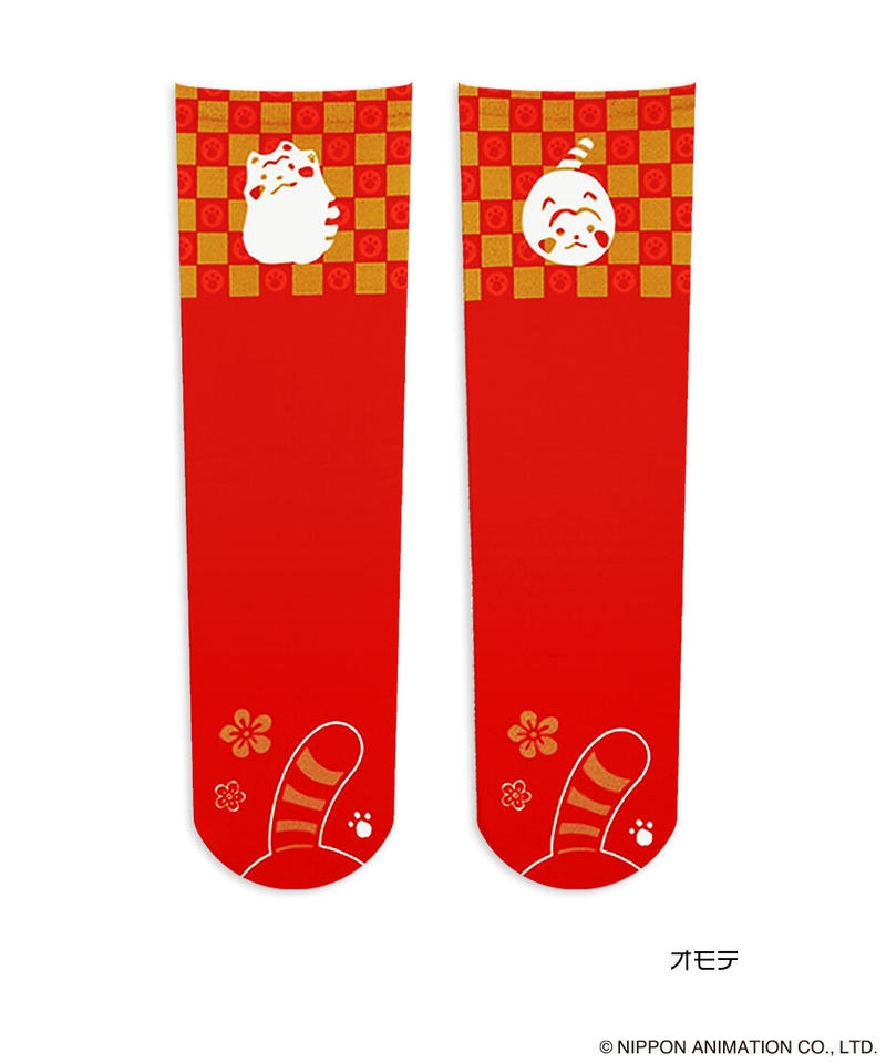 キャラクター あらいぐまラスカル Cs 0062 和風 プリントクルーソックス 面白くて