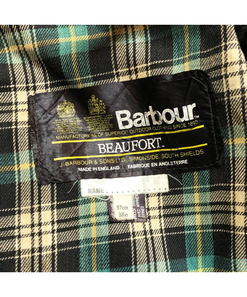 Barbour BORDER 2ワラント バブアー　ボーダー VINTAGE】82～87s 2WARRANT REPROOF Barbour『BORDER』OLIVE