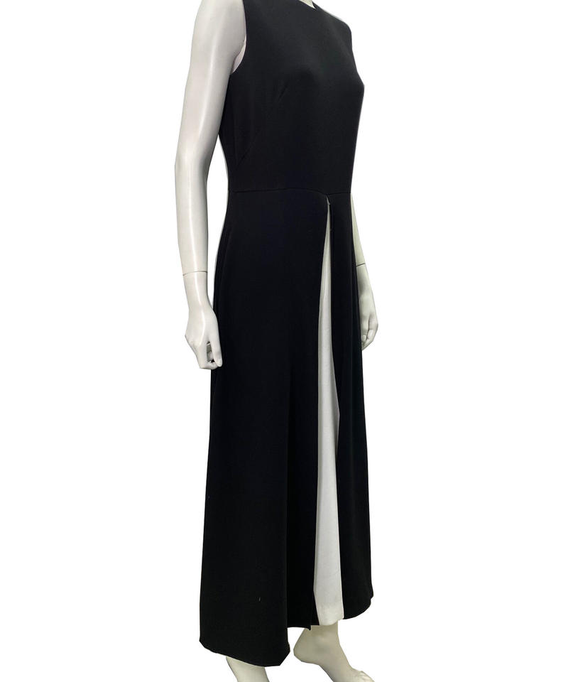 アキコオガワ マットダブルクロスジャンプスーツ ブラック 36