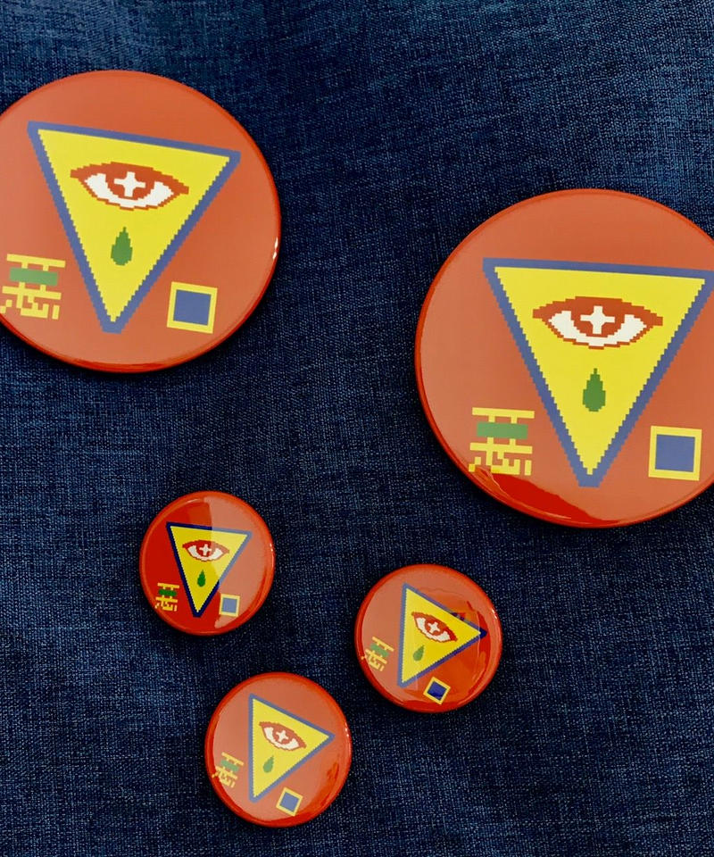 わるわる団勲章バッチ 小 ショップわるぐち