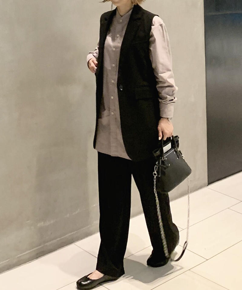 GALLARDAGALANTE リネン テーラードベスト 黒サイズF*WB 売り出し特価