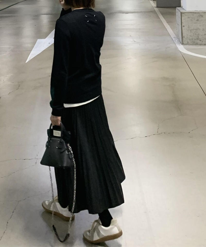 fake leather pleats skirt | ok.soon fake leather pleats skirt | ok.soon