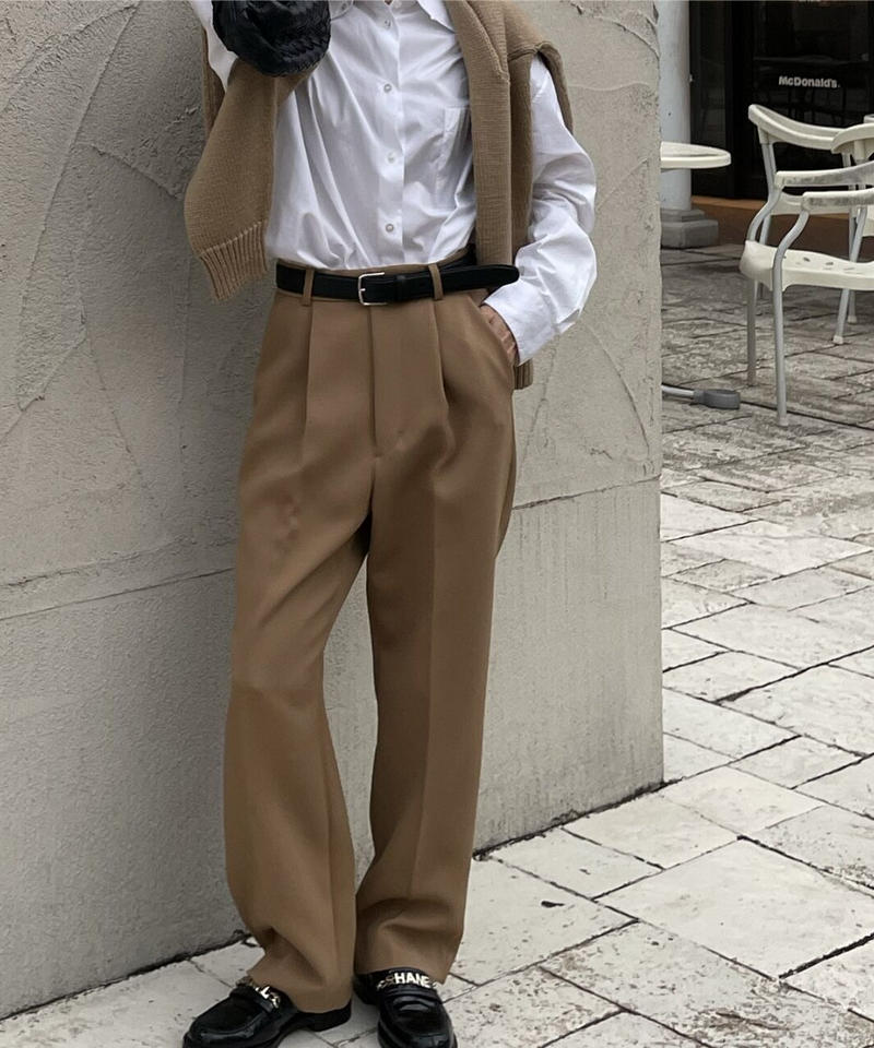 超目玉 ok.soon テイラードスラックス L キャメル | motlobo.ac.bw