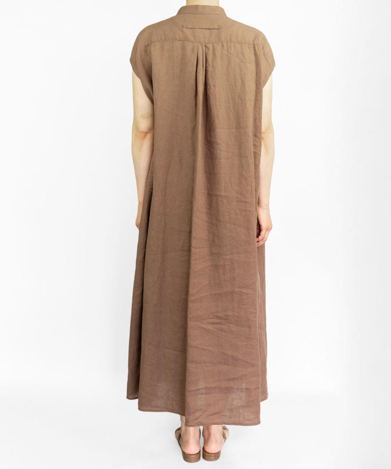 Ticca ティッカ ノーカラーフレンチスリーブワンピース Tbas 406 Ontade