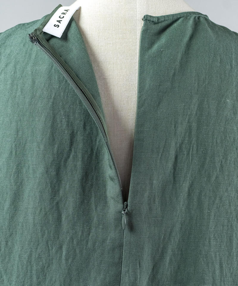 Sacra サクラ Viscose Linen Tumble Top ビスコースリネンタンブル