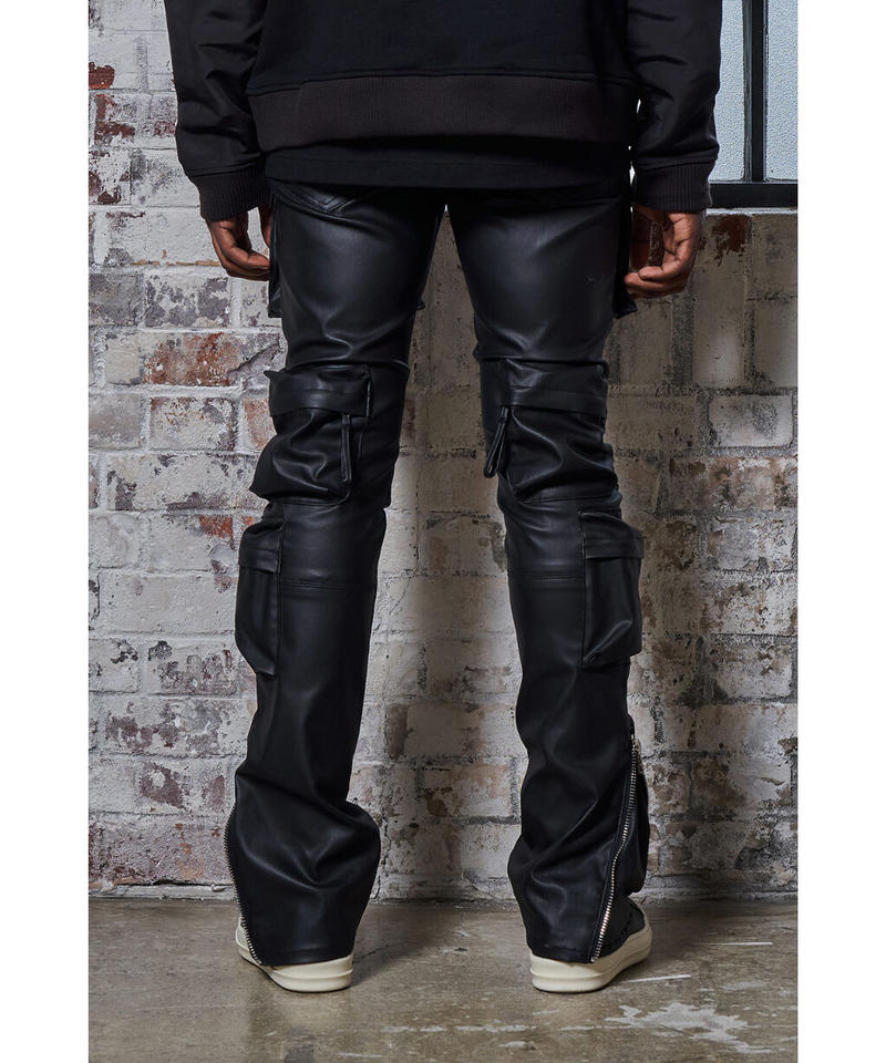 MLVINCE / TYPE-2 parachute slim cargo pants bla...