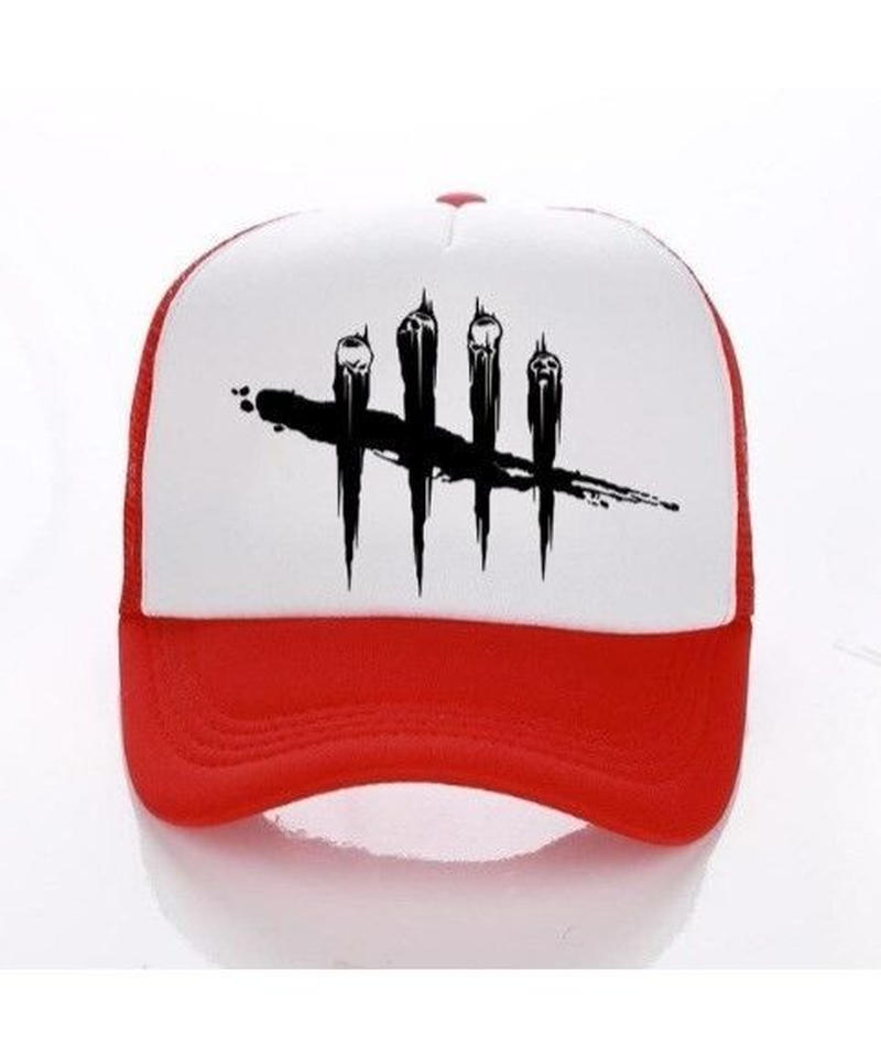 Dead By Daylight ロゴ フロントプリント バックメッシュ ベースボールキャップ