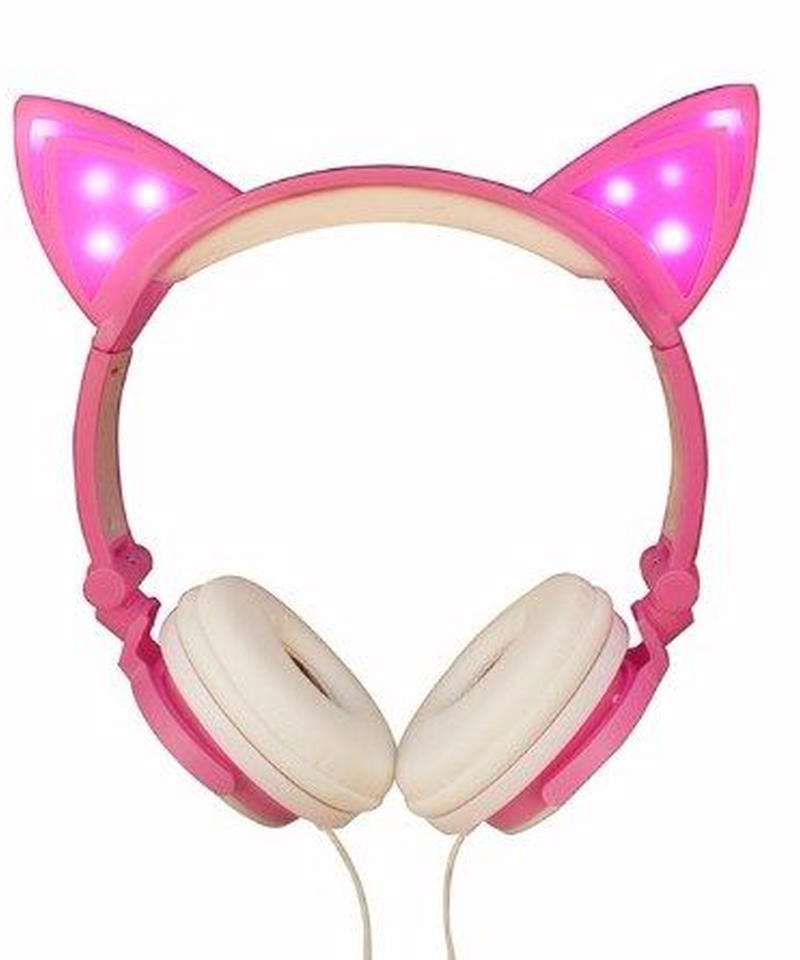 バイカラー 猫耳 キュート 有線 ゲーミングヘッドフォン レディース ユニーク ヘッドセット