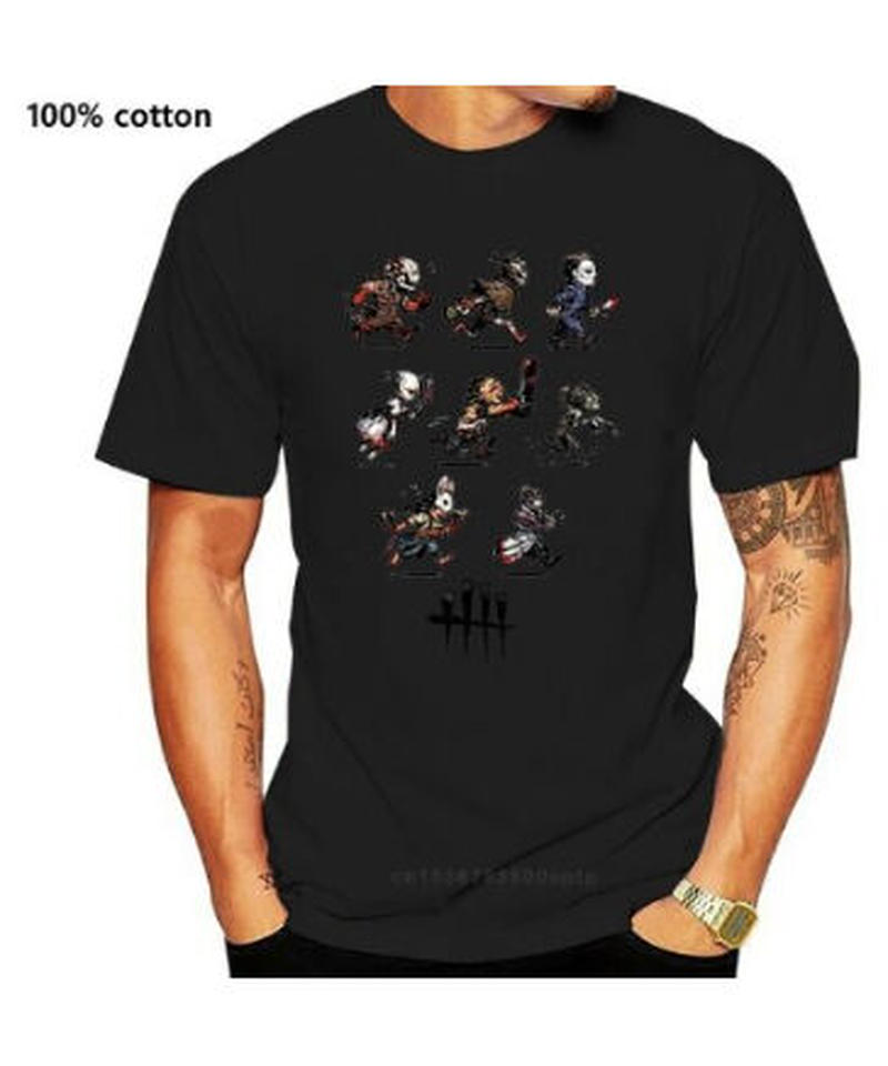 Dead By Daylight キラー デフォルメイラスト フロントプリント 半袖 メンズ