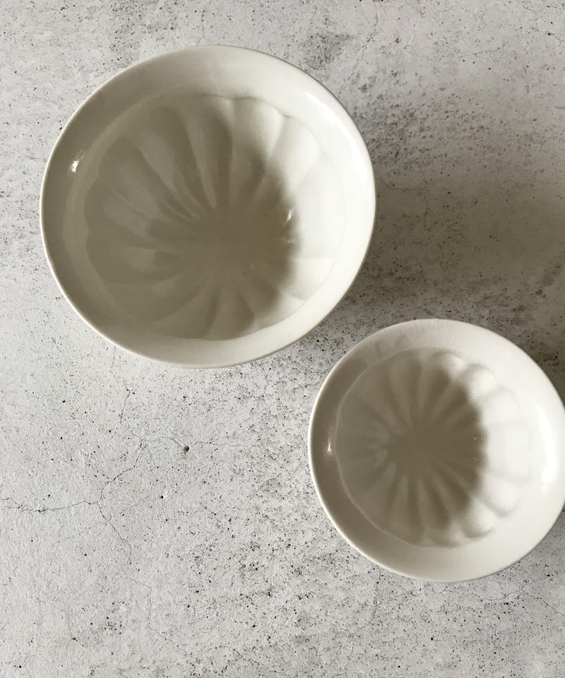 角田淳　クグロフ　白　セット 角田淳 クグロフ 白 セット 角田淳 クグロフ 大