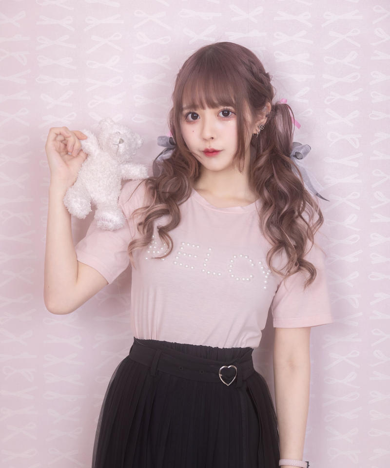 パールデザインちびtシャツ Pium パールデザインちびtシャツ Pium