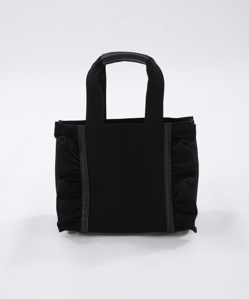 ランキング上位のプレゼントpium パイピングキャンバストートバッグ 黒