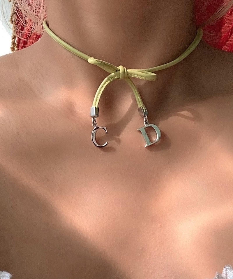 ディオール ヴィンテージ リボンチョーカーネックレス Poison Vintage プ