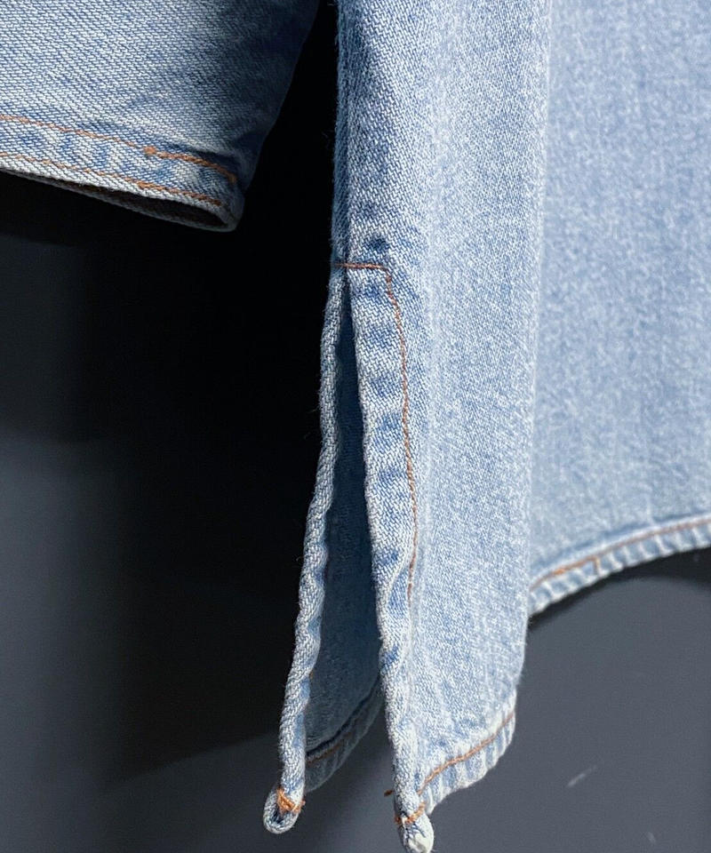 デニム レースアップデザイン シャツ Poison Vintage プワゾン ヴィンテー