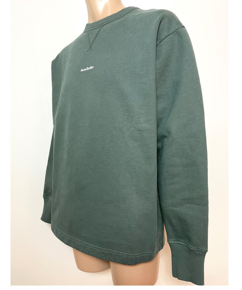 Acne Studios】スタンプロゴセーター GREEN | POUR CLAIRE ON...