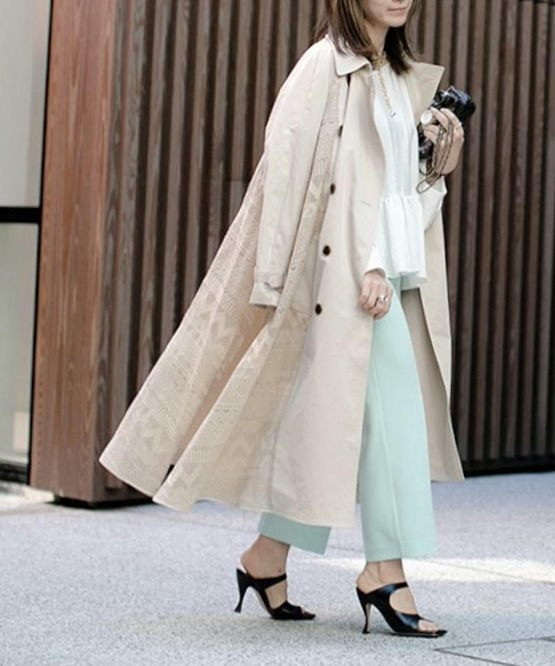 Original レース トレンチコート Make Ai