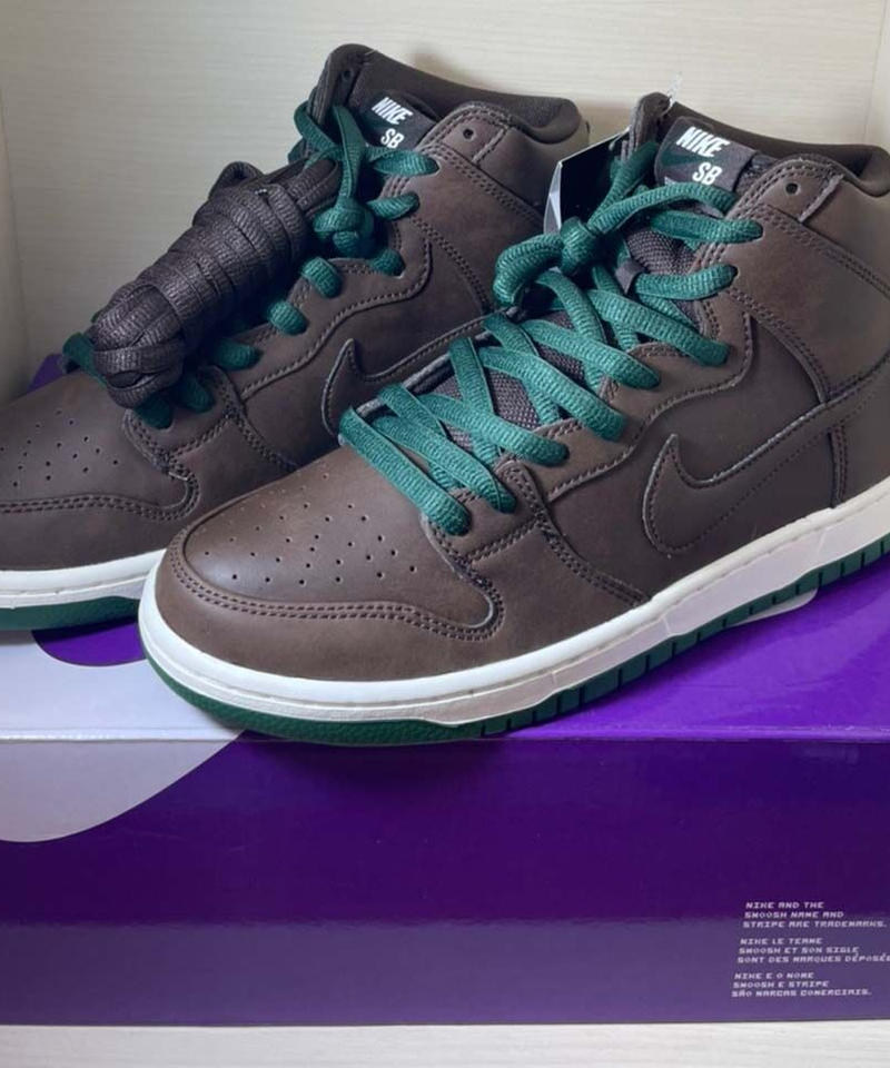 【誠実】 NIKE SB DUNK HIGH BAROQUE BROWN ダンク バロックブラウン スニーカー 送料込/最安値】新品 NIKE SB DUNK HIGH PRO