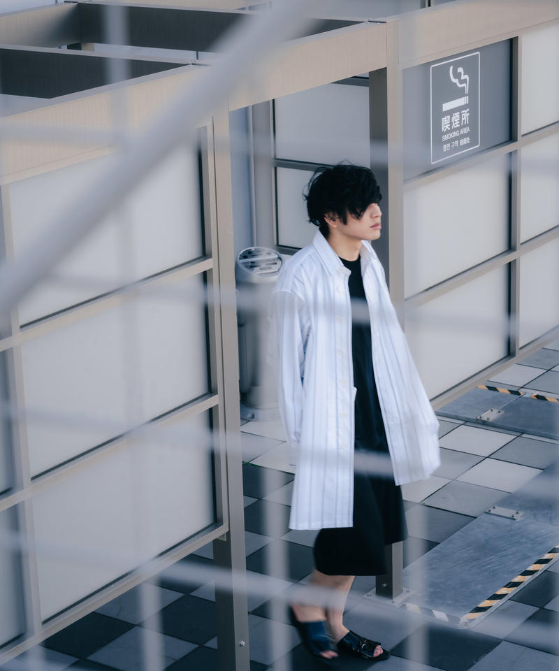 STRIPE SHIRT COAT | CTHY