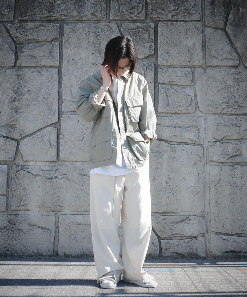 リネンワイドパンツ Replay