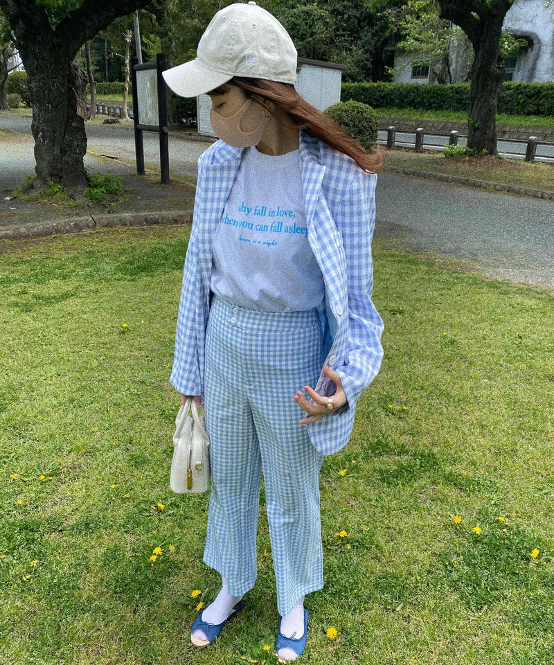 My ギンガムチェックパンツ Sollon