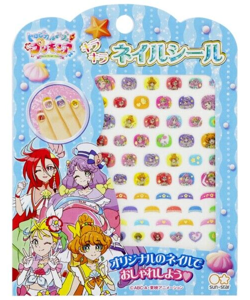 トロピカル ジュプリキュア キラキラ ネイルシール ｓｈｏｐ遊園地
