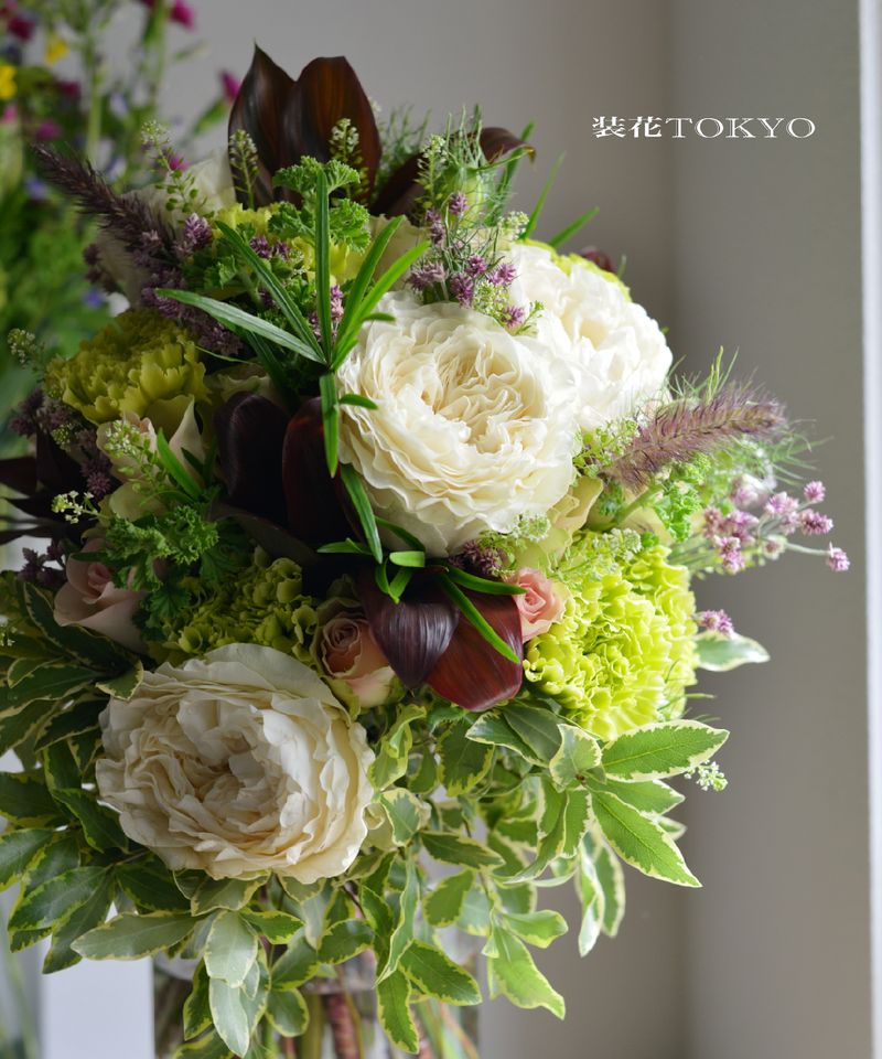 オーダーメイド お祝いの花束 ブーケ Mサイズ 装花tokyo