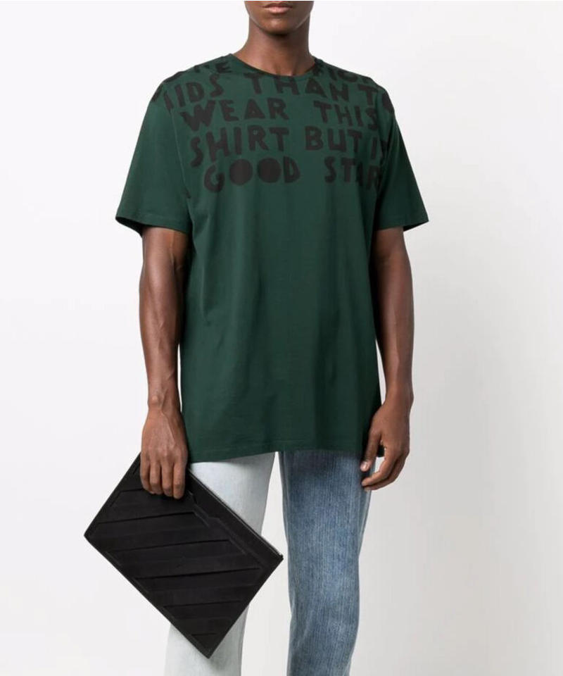 新品 48 20ss マルジェラ 全面プリント Tシャツ 黒 441 | accentdental