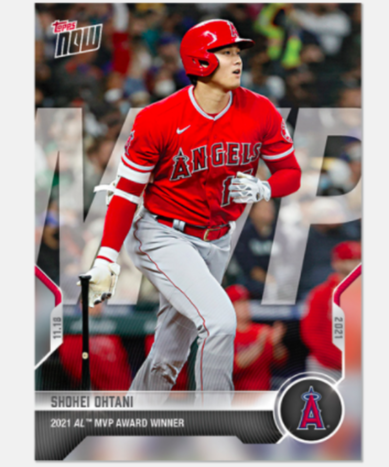 topps now 大谷翔平 mvp 2021ver psa10
