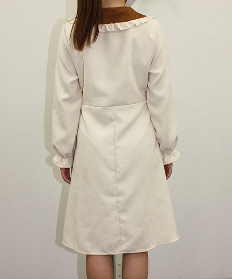 丸襟ワンピース ３色展開 Spps Online Shop