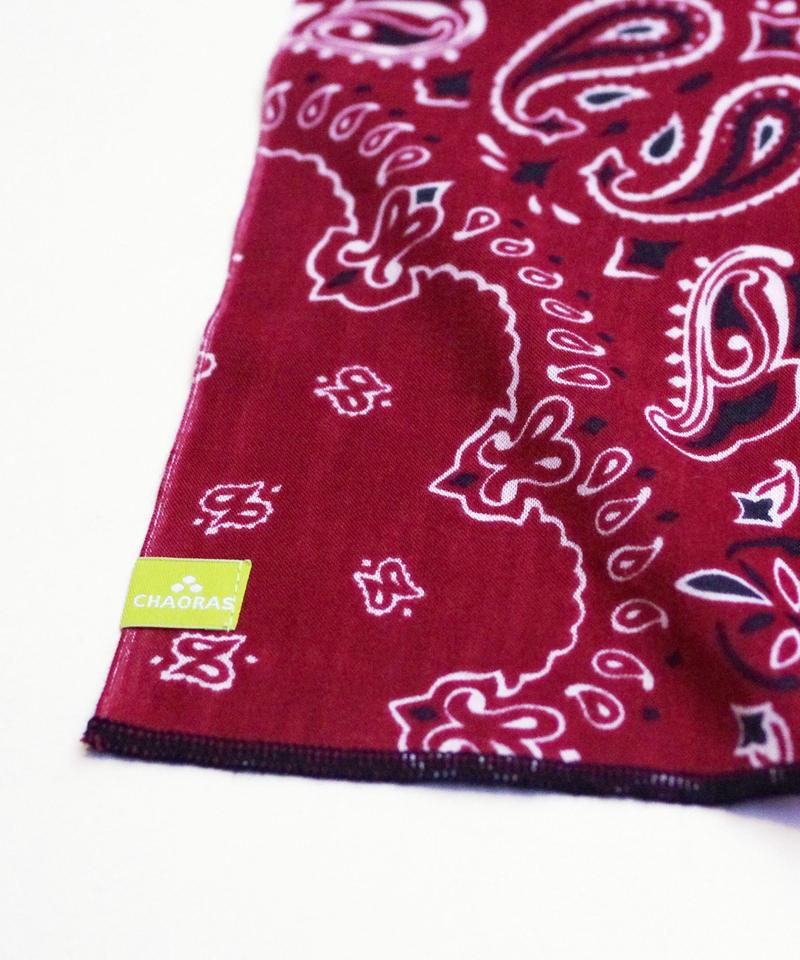 スポーツ手ぬぐい バンダナ レッド Chaoras チャオラス 公式通販サイト