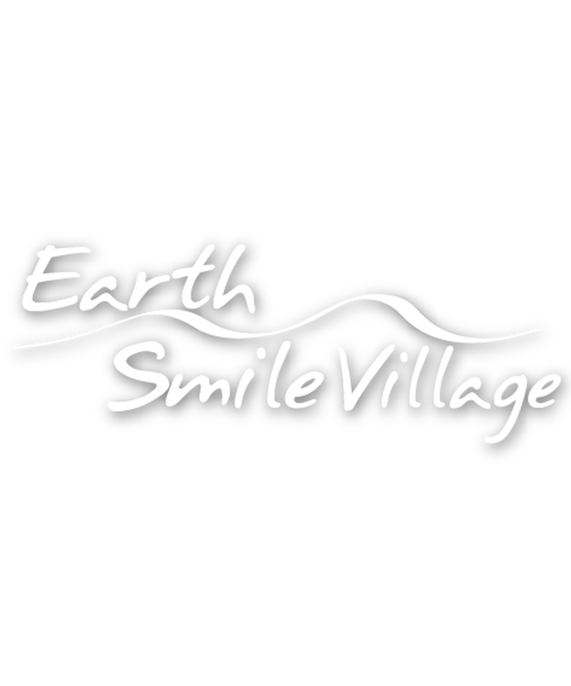 Earth Smile Village ステッカー 抜き文字 Wh Bevelgear W