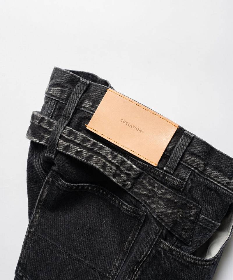 SUBLATIONS SLIM FLARE DENIM PANTS サイズ 大阪ショップ メンズ | qofl.lk