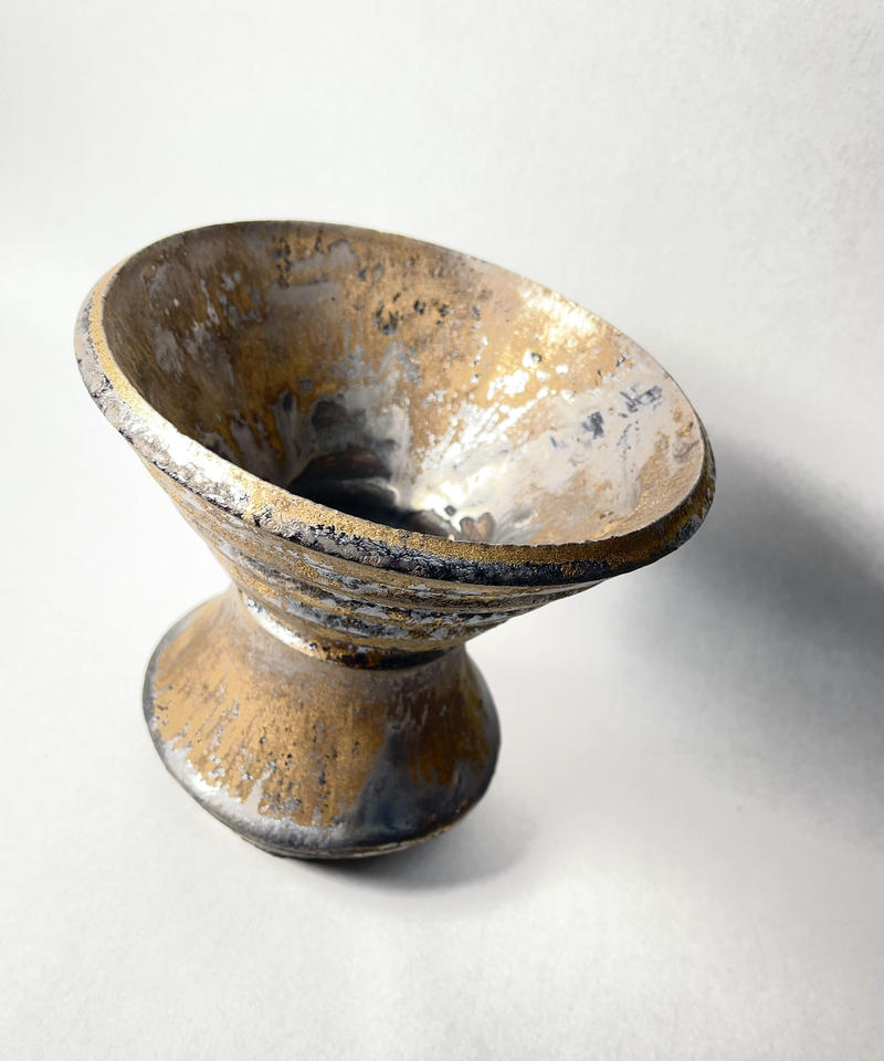 高評価！ 姫野翔太 姫野翔太 kryptoraha.ee 鉢 朽 金彩 crack 鉢 NOPPO