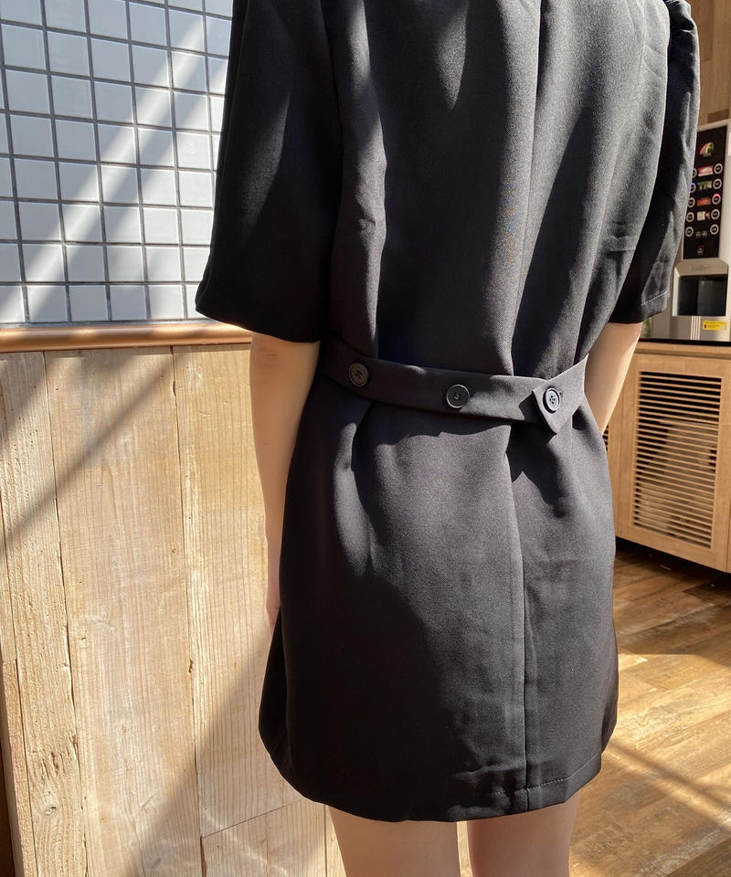 Outlet Vネックジャケットミニワンピース 769 Luce Popo