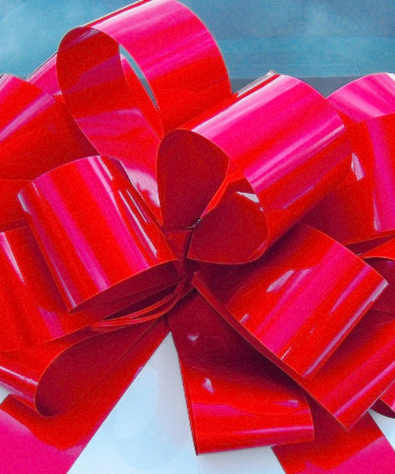 ビッグリボン 大型リボン 赤 24インチ 納車 中古車 新車 納車式 プレゼント リボン 新築