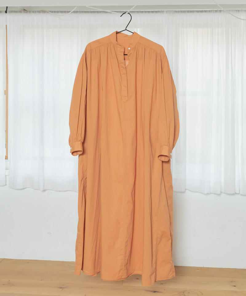 My031 ロングシャツワンピース オレンジ My Apparel