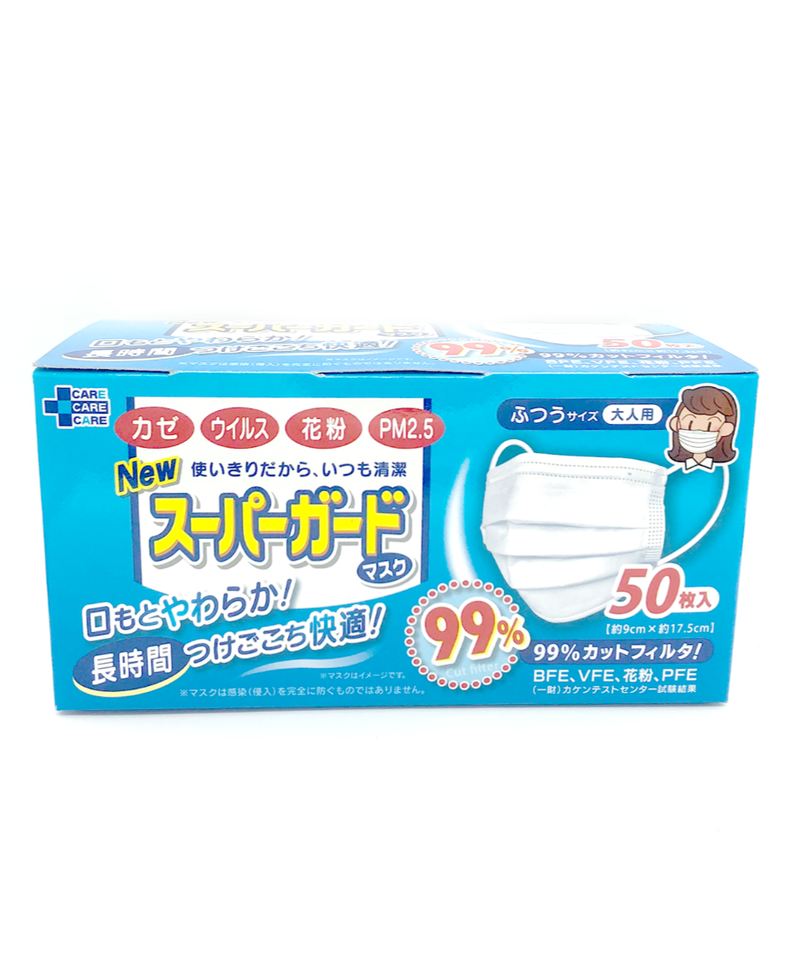 送料無料 Newスーパーガードマスク ふつうサイズ 50枚 36箱入り T H T オ